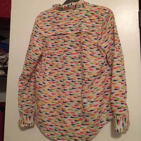 Guy Harvey tuna fish colorful button up m - Picture 4 of 4