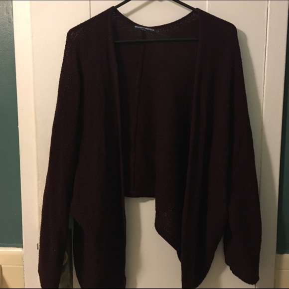 Brandy Melville Maroon Cardigan