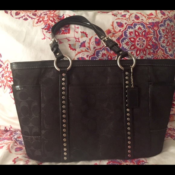 Black Coach handbag