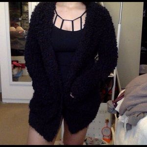 Fuzzy Popcorn Cardigan
