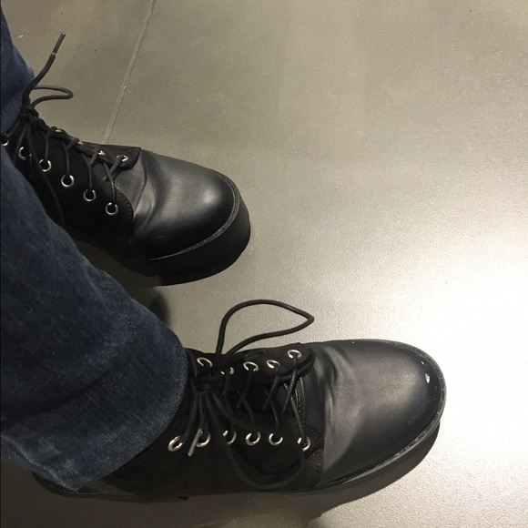 Cut-Out Platform Boots