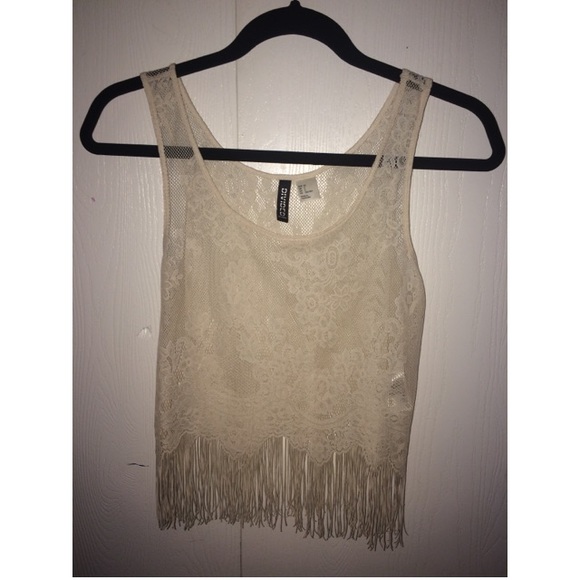 lace fringe top