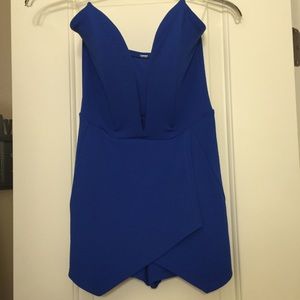 Blue Skort romper