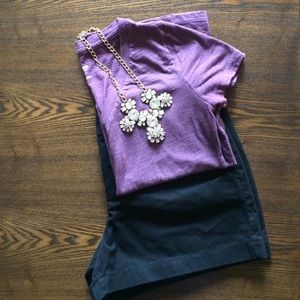 Black Ann Taylor Loft Shorts- 4 Inch Inseam Black Ann Taylor Loft Shorts- 4 Inch Inseam