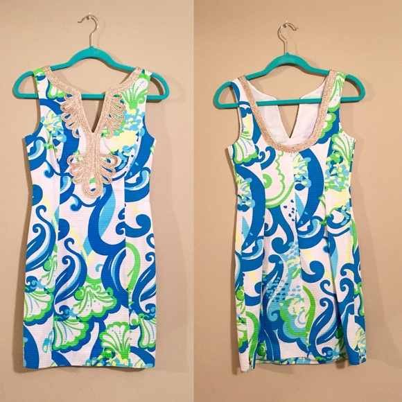 NWT Janice Shift in Crystal Coast