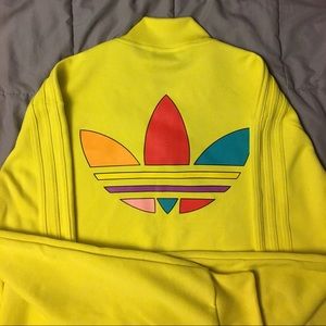 Adidas Yellow Track Jacket Pharrell Williams