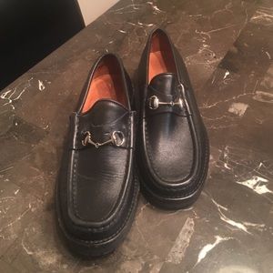 Leather Gucci loafers