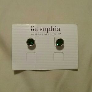 Lia Sophia Emerald Birthstone Earrings