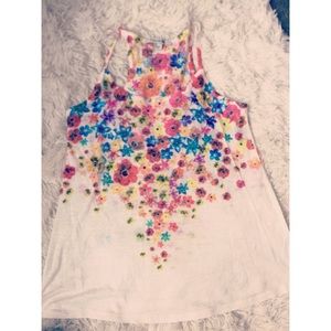 Flowery tank.