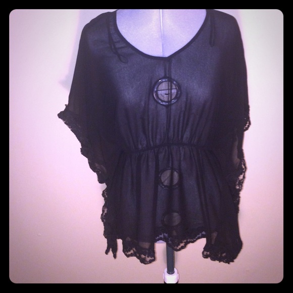 Shear black shirt