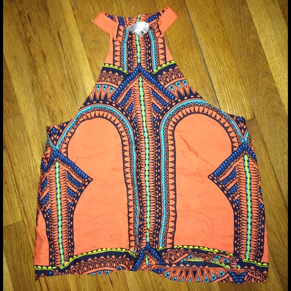 Alexis Tops - Alexis Orange Taleen Halter Top