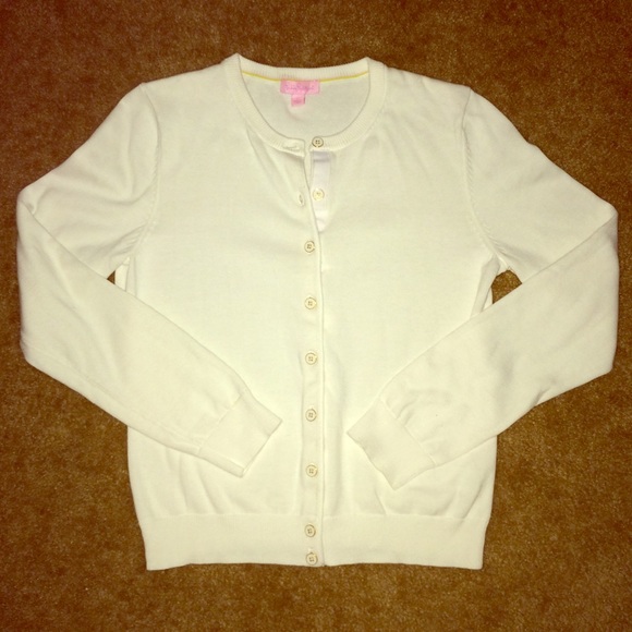 ❤️SOLD❤️EUC Lilly Pulitzer White Cardigan ❤️