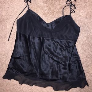 Express - Beautiful 100% Silk sheer tank