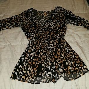 Leopard romper