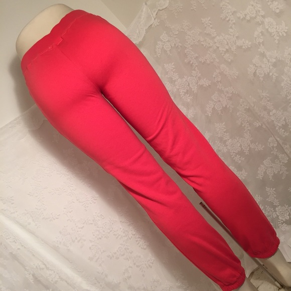 Pink Sweatpants with logo stamp FINAL CLEARANCE - Picture 3 of 4