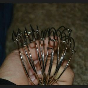 12 chrome bracelets