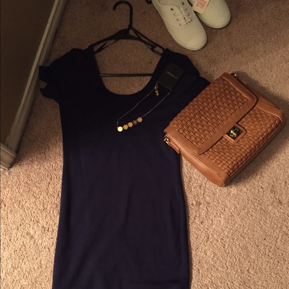 ❌SOLD❌Blue tee shirt dress