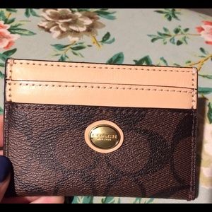 Authentic Coach Card Holder