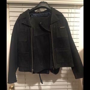 Harley Davidson jacket and chaps