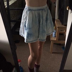 American Eagle acid wash skirt