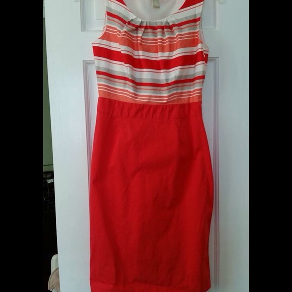 Banana Republic coral dress