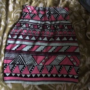 PINK pencil skirt size XS