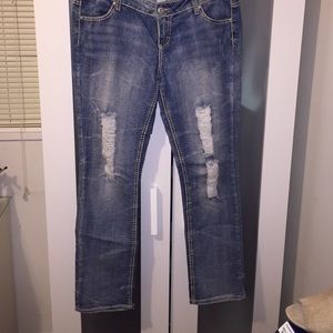 Distressed Jeans!