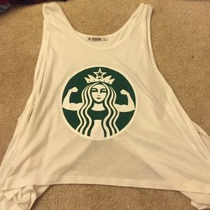 Starbucks tank