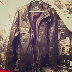 Point zero leather jacket