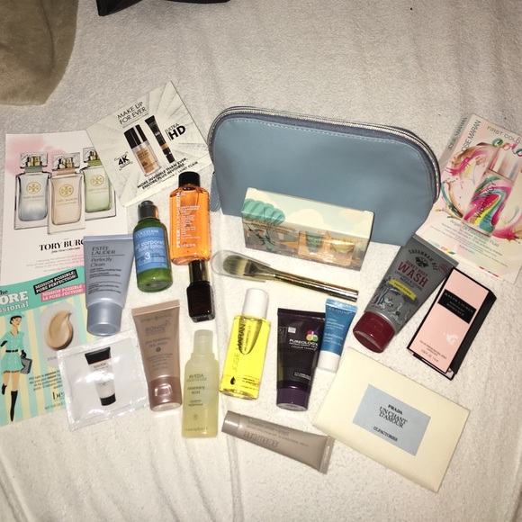 20 makeup/skincare/haircare/fragrance sample lot