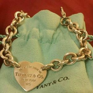 Authentic Tiffany & Co Heart Bracelet