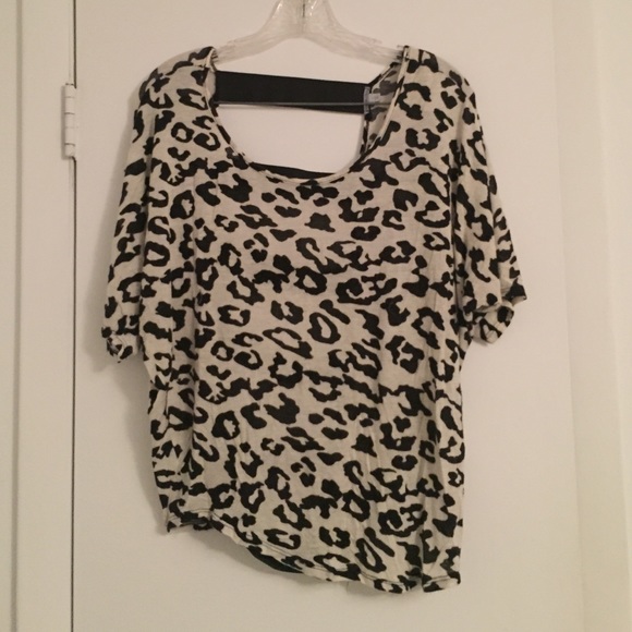 Backless Leopard Top