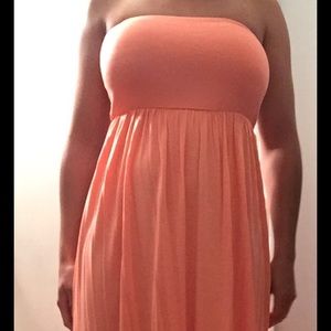 Forever 21 strapless maxi dress