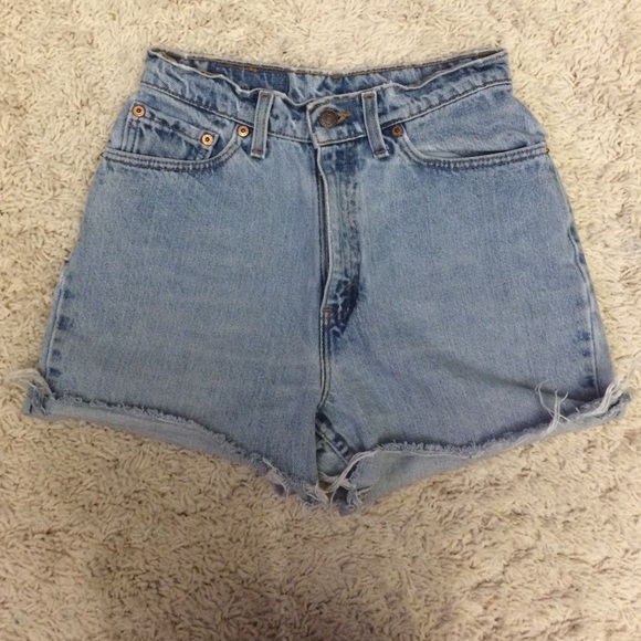 High Waisted Levi's Jean Shorts