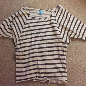 Striped dolman top