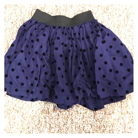 Polka dot skirt