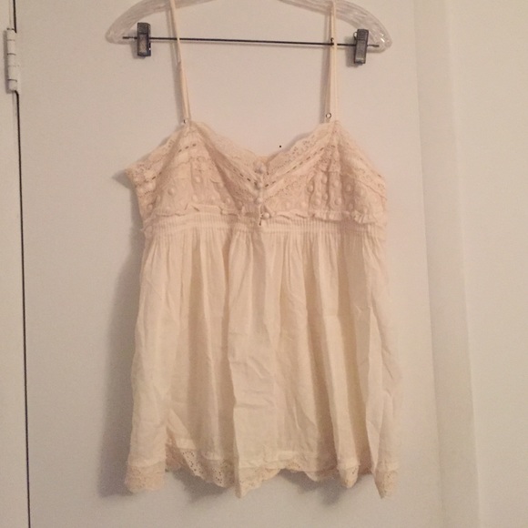 J Crew Eyelet Tank Top