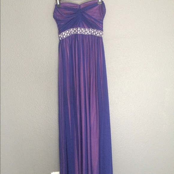 Pink and Purple Prom Dress