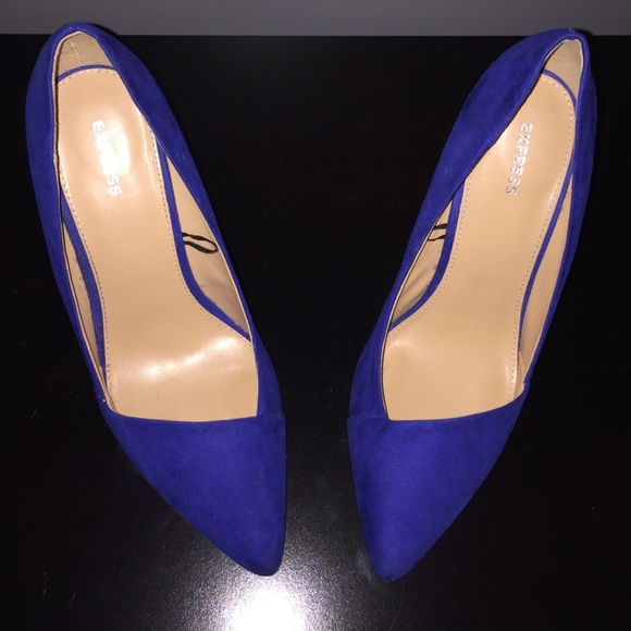 Royal blue 4in heels.