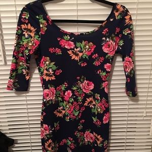 NWOT LoveCulture low back dress bright small