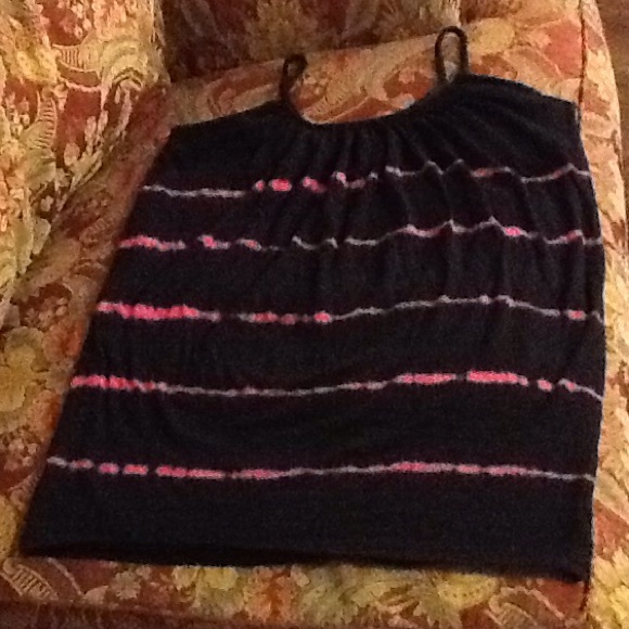 Cool N Comfy tie die braided straps tank top