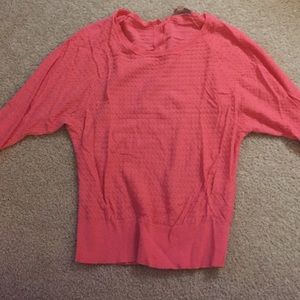 Coral dolman sweater