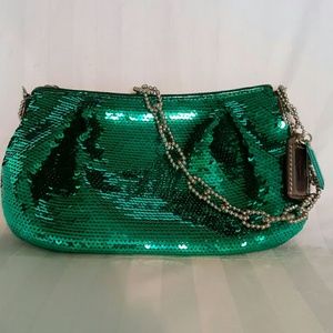COACH Poppy Sequin Occasion Shoulder Bag