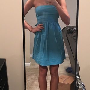 Cute body central strapless summer dress medium