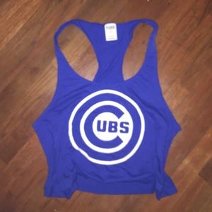 Victoria's Secret PINK Chicago Cubs cropped tank