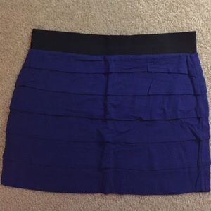 Blue layer skirt