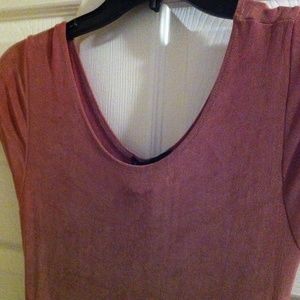 Long sandy brown body con dress