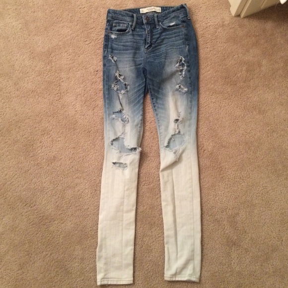 Abercrombie & Fitch Denim - Ombré Skinny Jeans