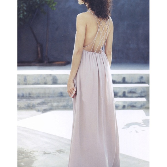 🆕KAYLEN open back maxi dress - NUDE - Picture 2 of 2