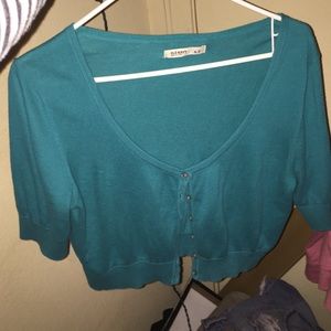 Crop top cardigan